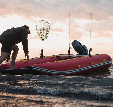 A man using a Inflatable Boat | Truekit