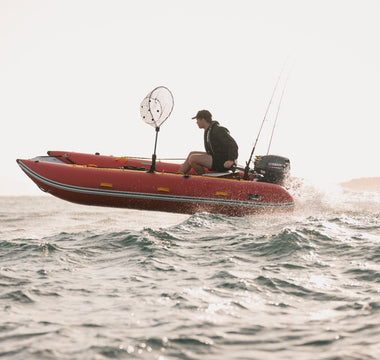 The True Kit inflatable catamarans handle a variety of rough conditions out on the water