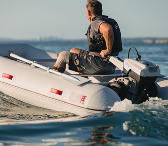 Navigator driven by an outboard motor
